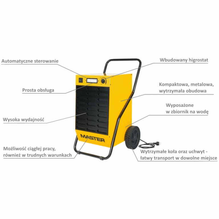Osuszacz powietrza przemysłowy Master DH 92