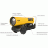 Nagrzewnica olejowa bez odprowadzenia spalin Master B130 31kW