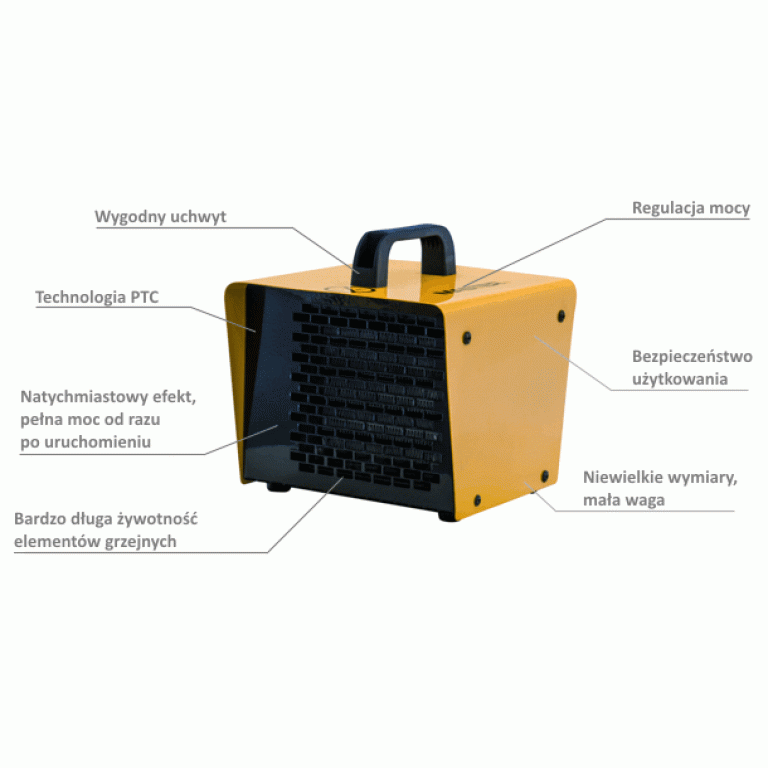 Nagrzewnica powietrza elektryczna nadmuchowa Master B 2 PTC 2kW