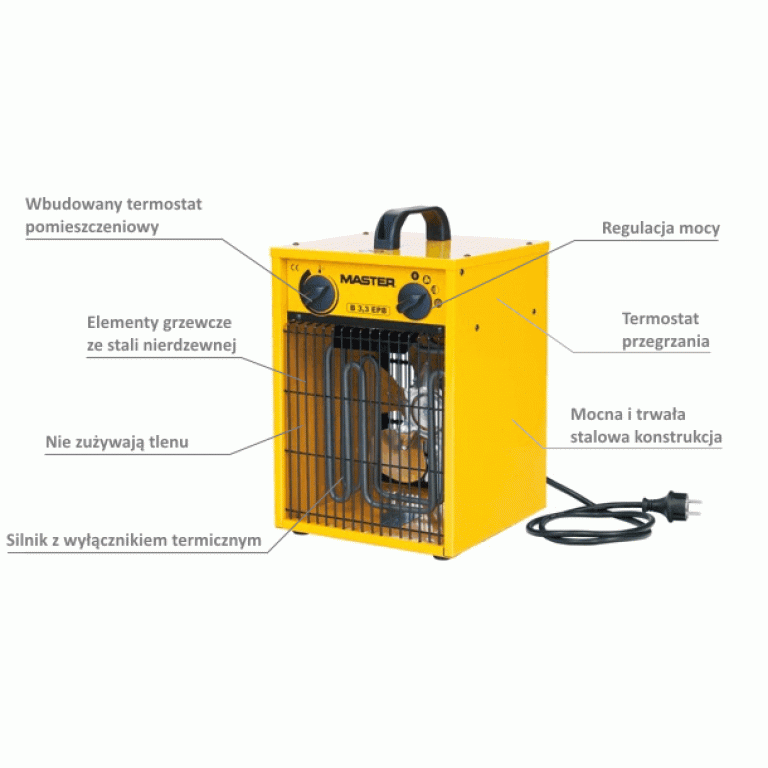 Nagrzewnica powietrza elektryczna Master B 3,3 IT 3,3kW 230V