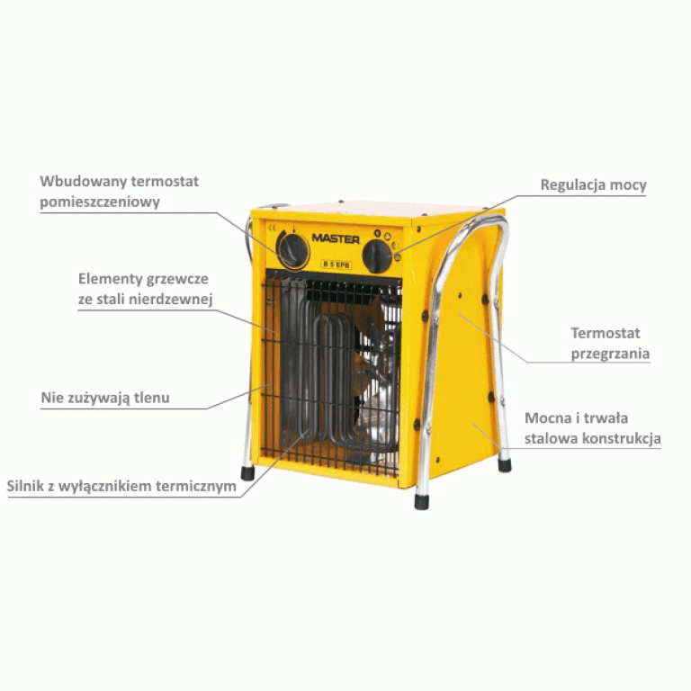 Nagrzewnica powietrza elektryczna Master B 5 EPB 5kW 400V