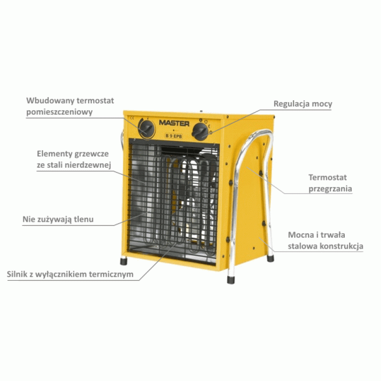 Nagrzewnica powietrza elektryczna Master B 9 EPB 9kW 400V