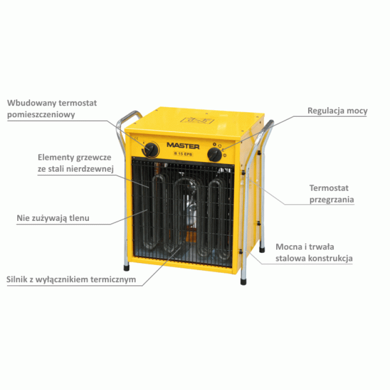 Nagrzewnica powietrza elektryczna Master B 15 IT 15kW 400V